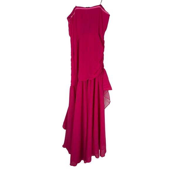 NBD Lerry Gown Strapless Ruffle Party Statement Evening Cocktail Party Gala S - Picture 9 of 12